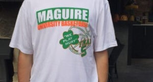 Maguire U Basketball Shirt – White Drifit
